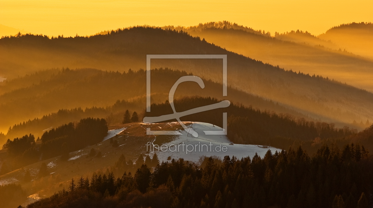 Bild-Nr.: 10236109 Schwarzwald im Sonnenuntergang erstellt von Regiles