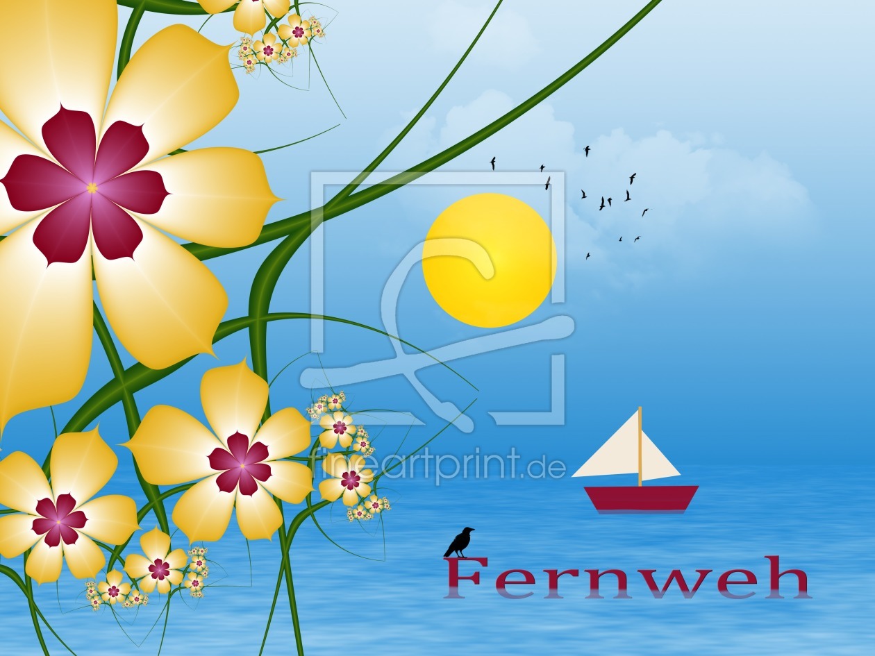 Bild-Nr.: 10238545 Fernweh erstellt von gabiw-art
