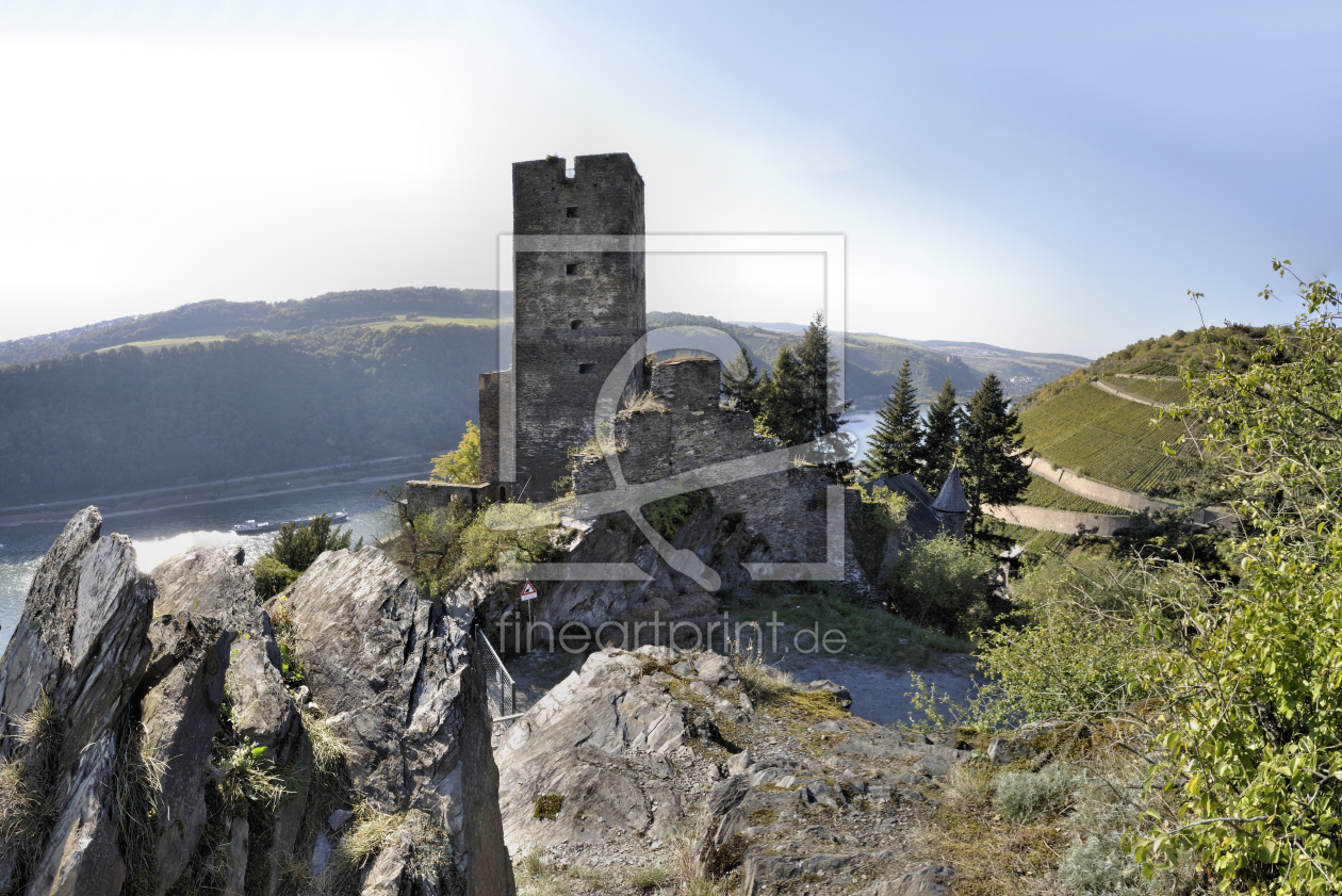 Bild-Nr.: 10241527 Burg Gutenfels bei Kaub-Ostseite erstellt von Erhard Hess