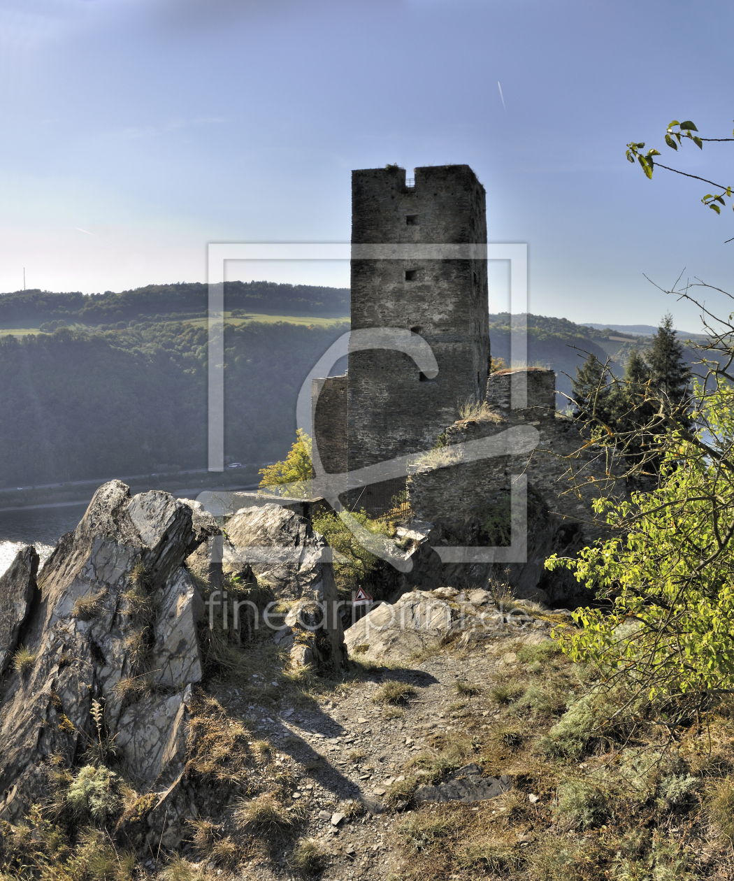 Bild-Nr.: 10244337 Burg Gutenfels bei Kaub-Ostseite(6) erstellt von Erhard Hess