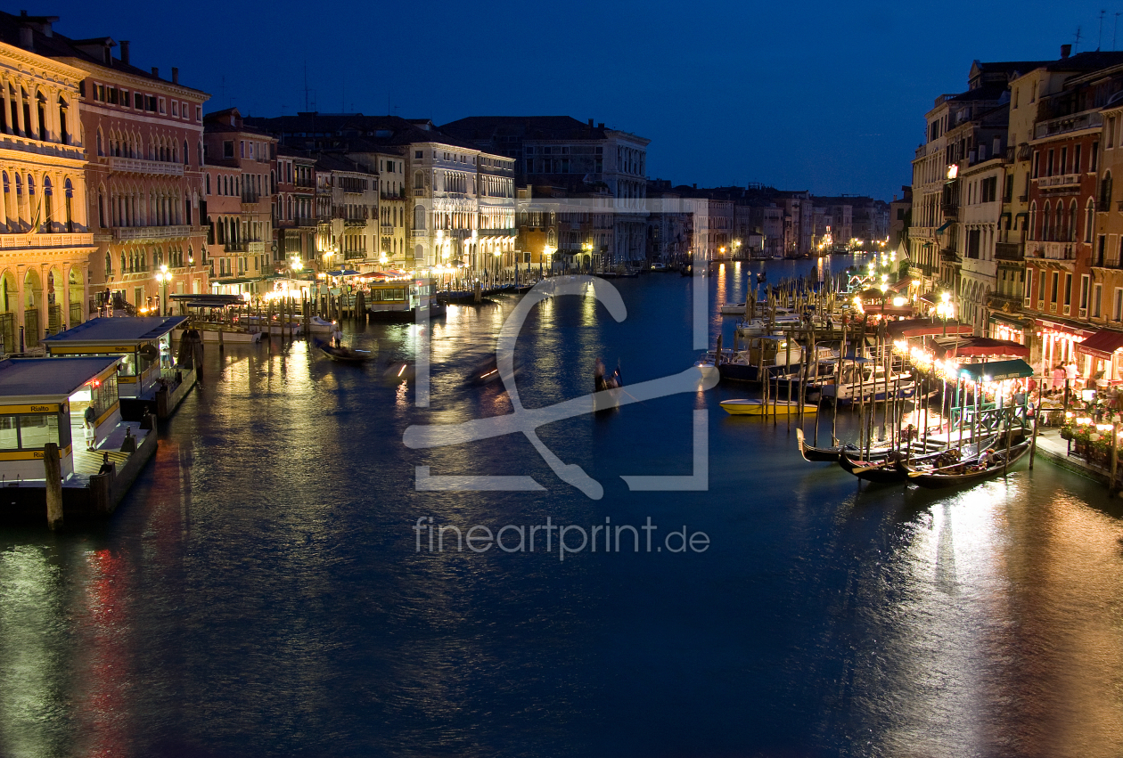 Bild-Nr.: 10247899 Canale Grande bei Nacht erstellt von Metalmaus