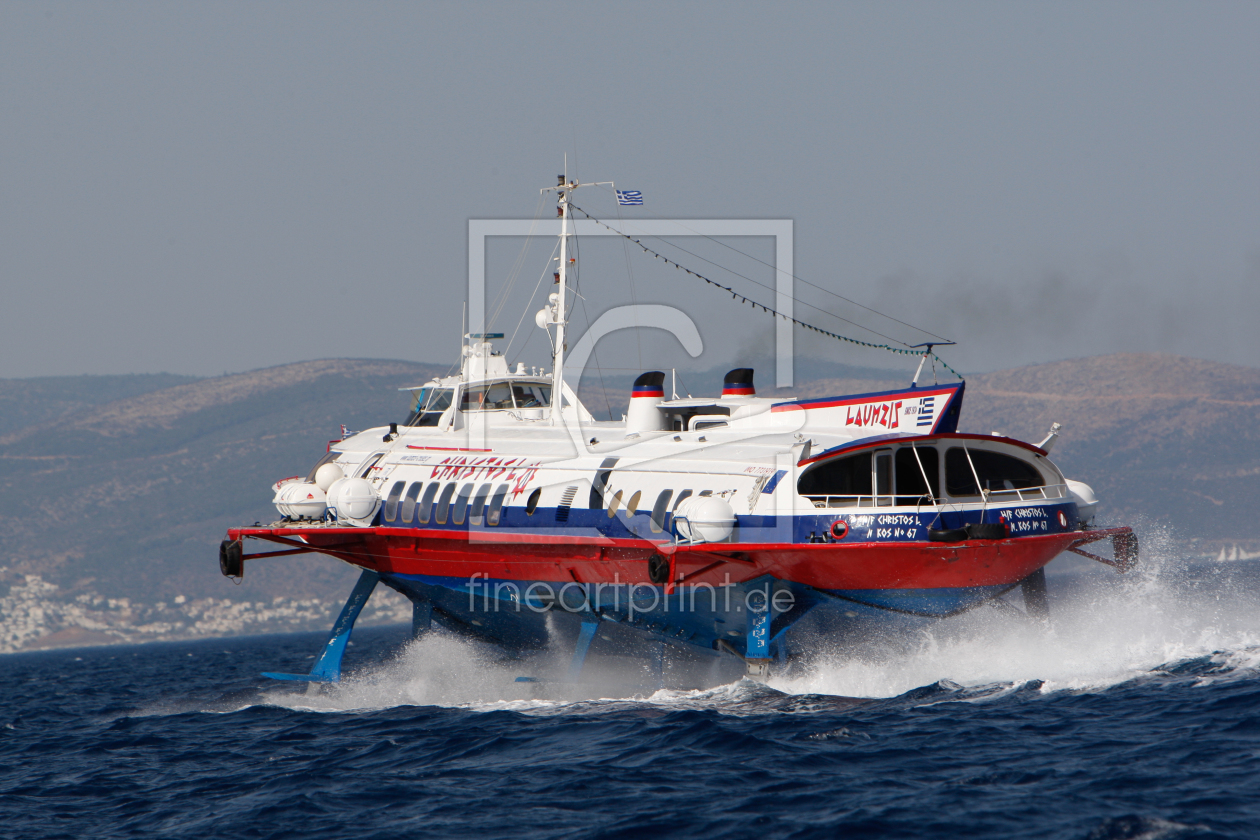 Bild-Nr.: 10260531 Tragflächenboot im Mittelmeer erstellt von Horsepictures24