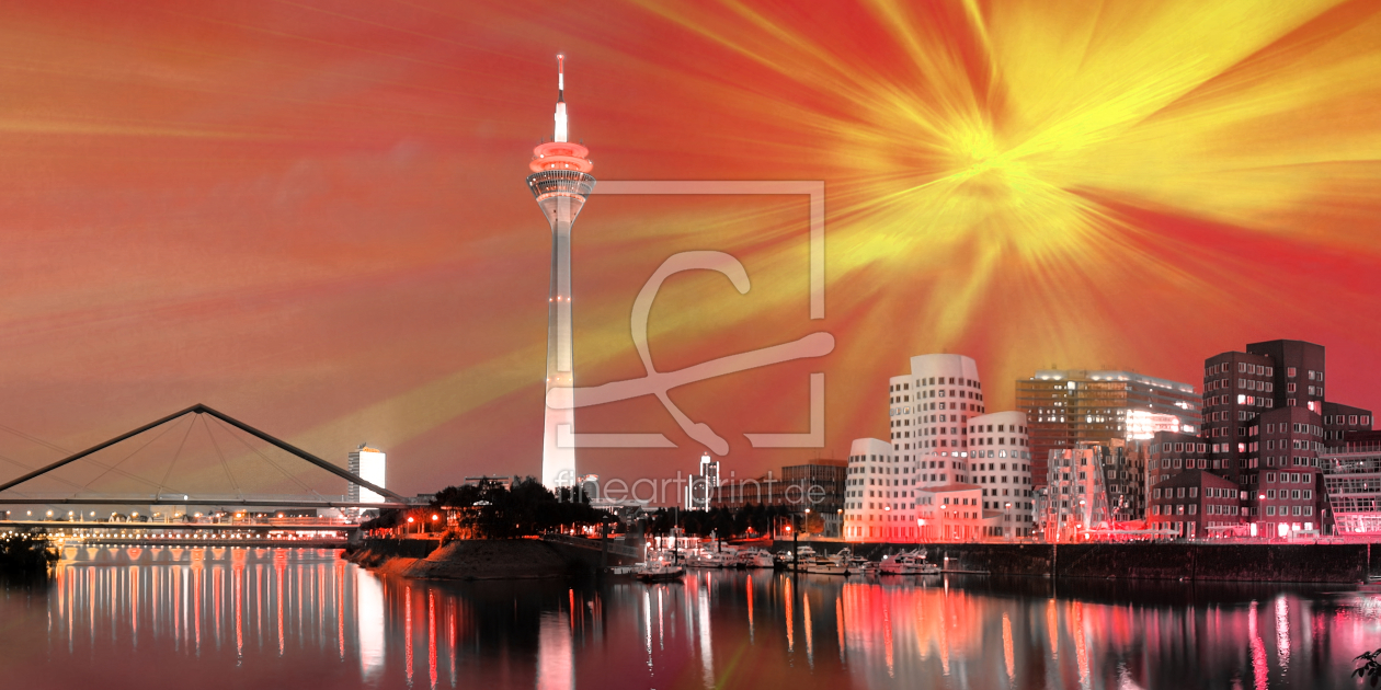 Bild-Nr.: 10264191 Düsseldorf Skyline erstellt von Galerie-Fotoeffekt