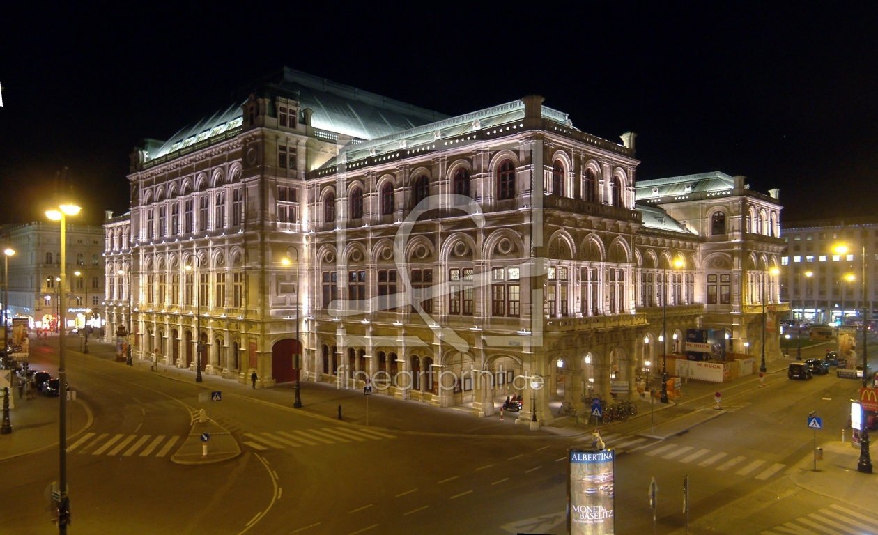 Bild-Nr.: 10270413 Wien, Staatsoper bei Nacht erstellt von Reinhold Adscheid