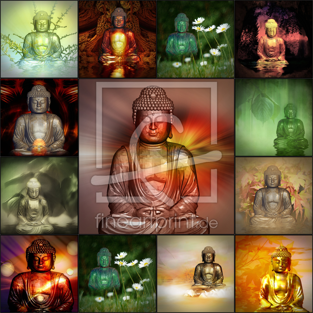 Bild-Nr.: 10326063 Buddha - Collage I erstellt von DagmarMarina
