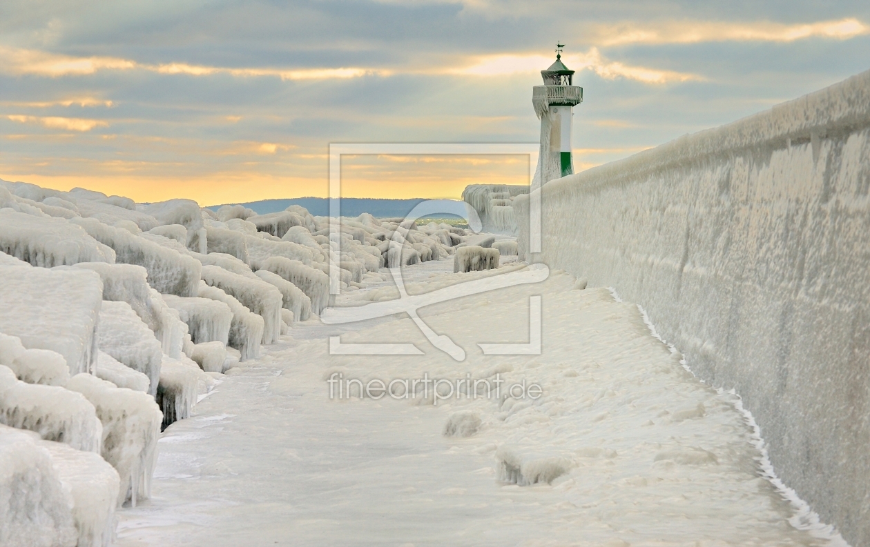 Bild-Nr.: 10329205 Leuchtturm im Winter erstellt von Sabine Schmidt