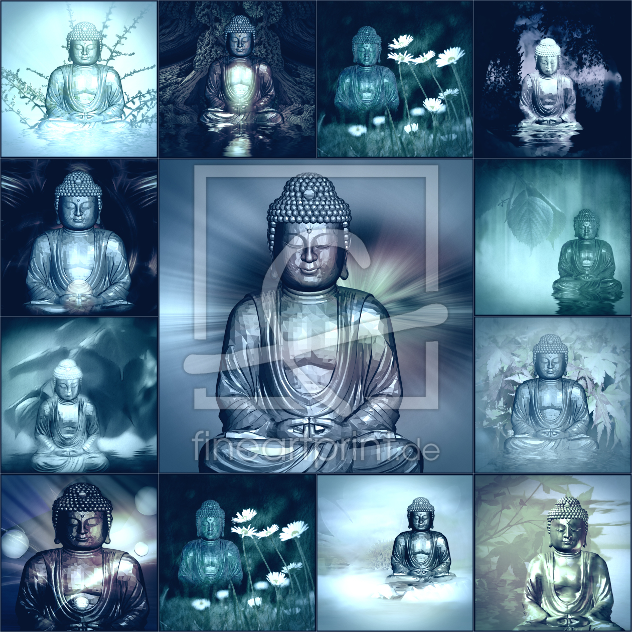 Bild-Nr.: 10329617 Buddha - Collage II erstellt von DagmarMarina