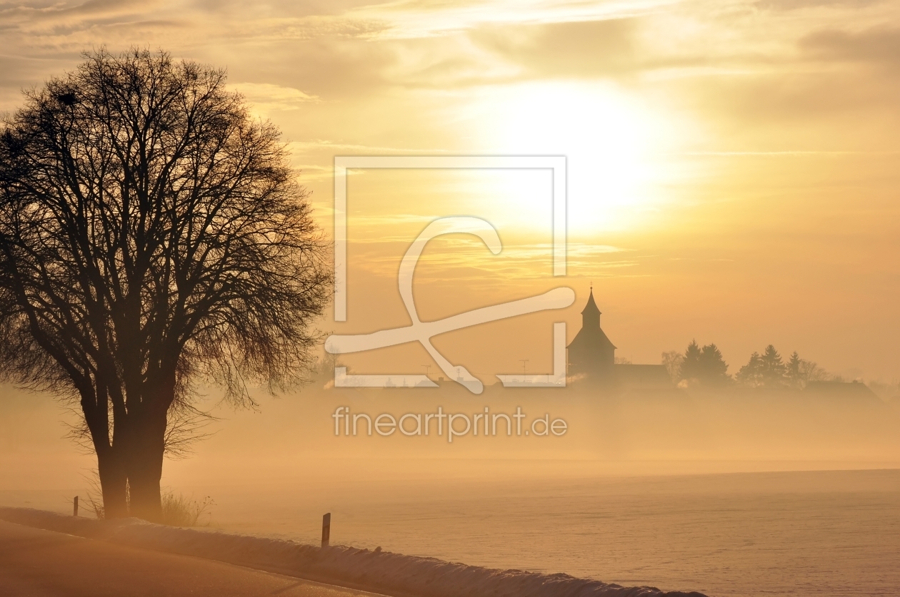 Bild-Nr.: 10332769 Sonnenuntergang im Winter in Bayern erstellt von Marcel Wenk