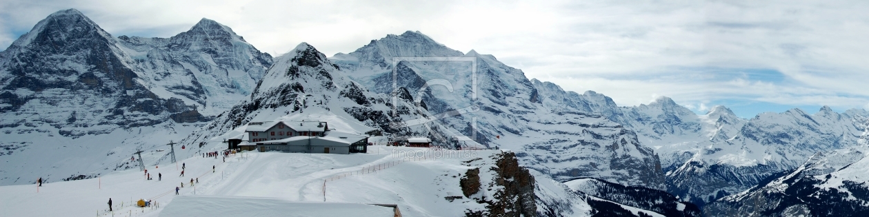 Bild-Nr.: 10334073 Panorama Skigebiet Männlichen erstellt von Bettina Schnittert