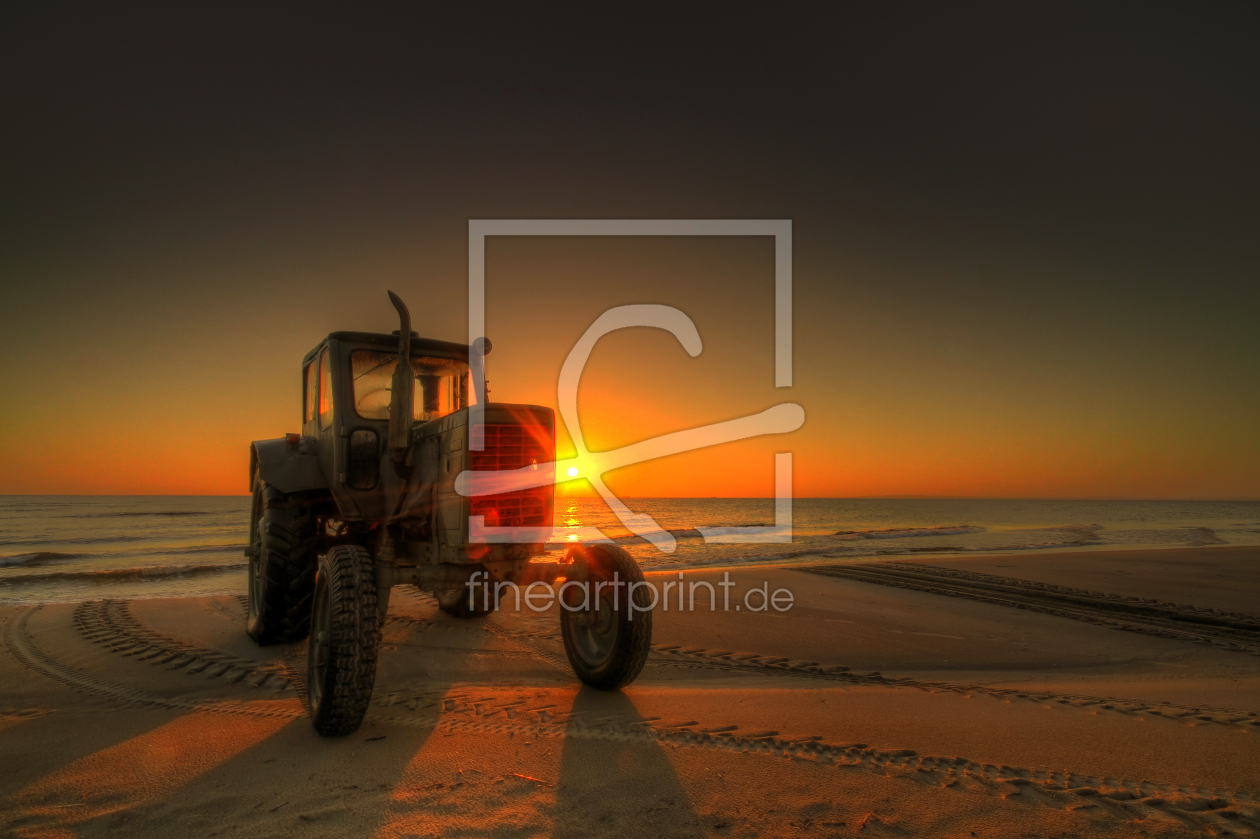 Bild-Nr.: 10337369 Traktor sunrise erstellt von PhotoArt-Hartmann