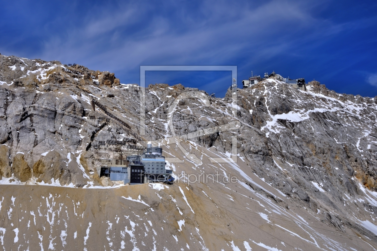 Bild-Nr.: 10344199 Zugspitze mit Schneefernerhaus erstellt von Erhard Hess