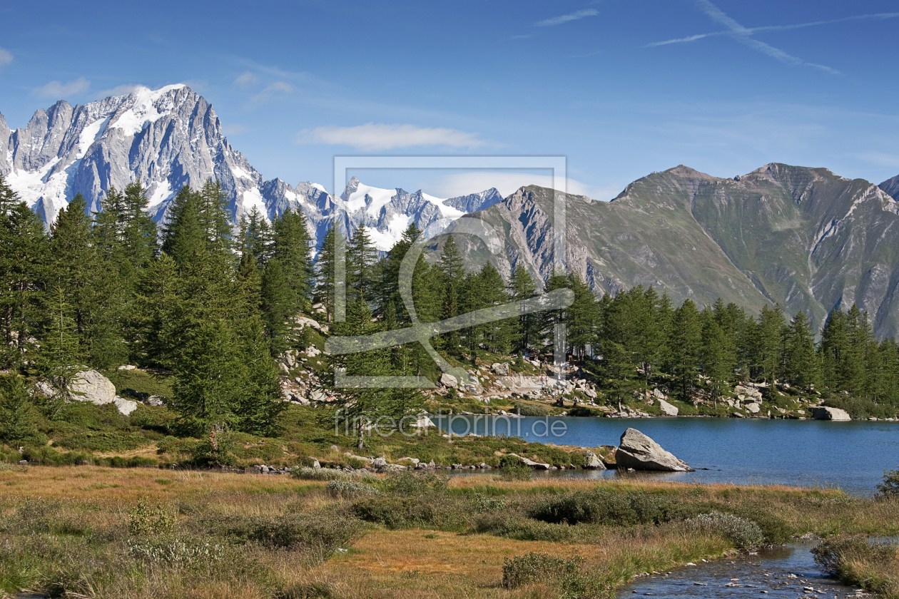 Bild-Nr.: 10363397 Grandes Jorasses und Lac d Arpy erstellt von EderHans