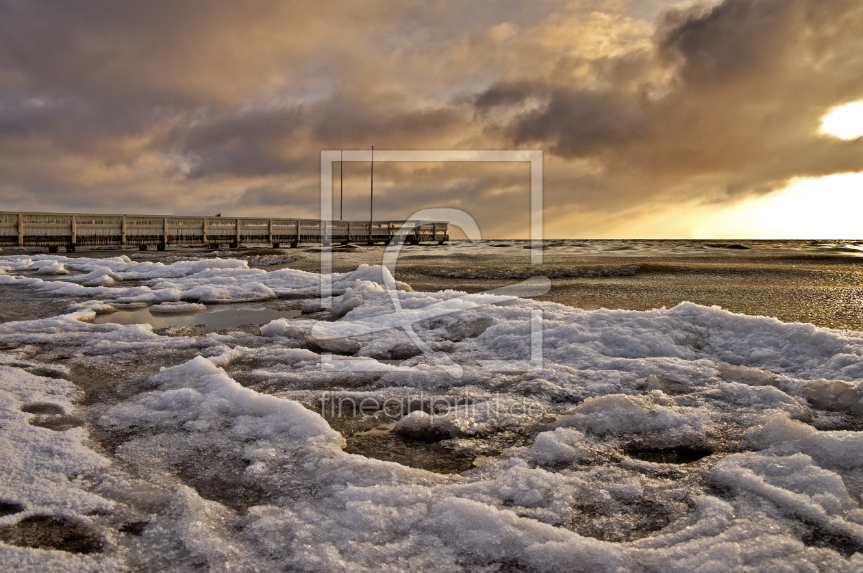Bild-Nr.: 10367495 Eiszeit an der Seebrücke erstellt von Nordbilder