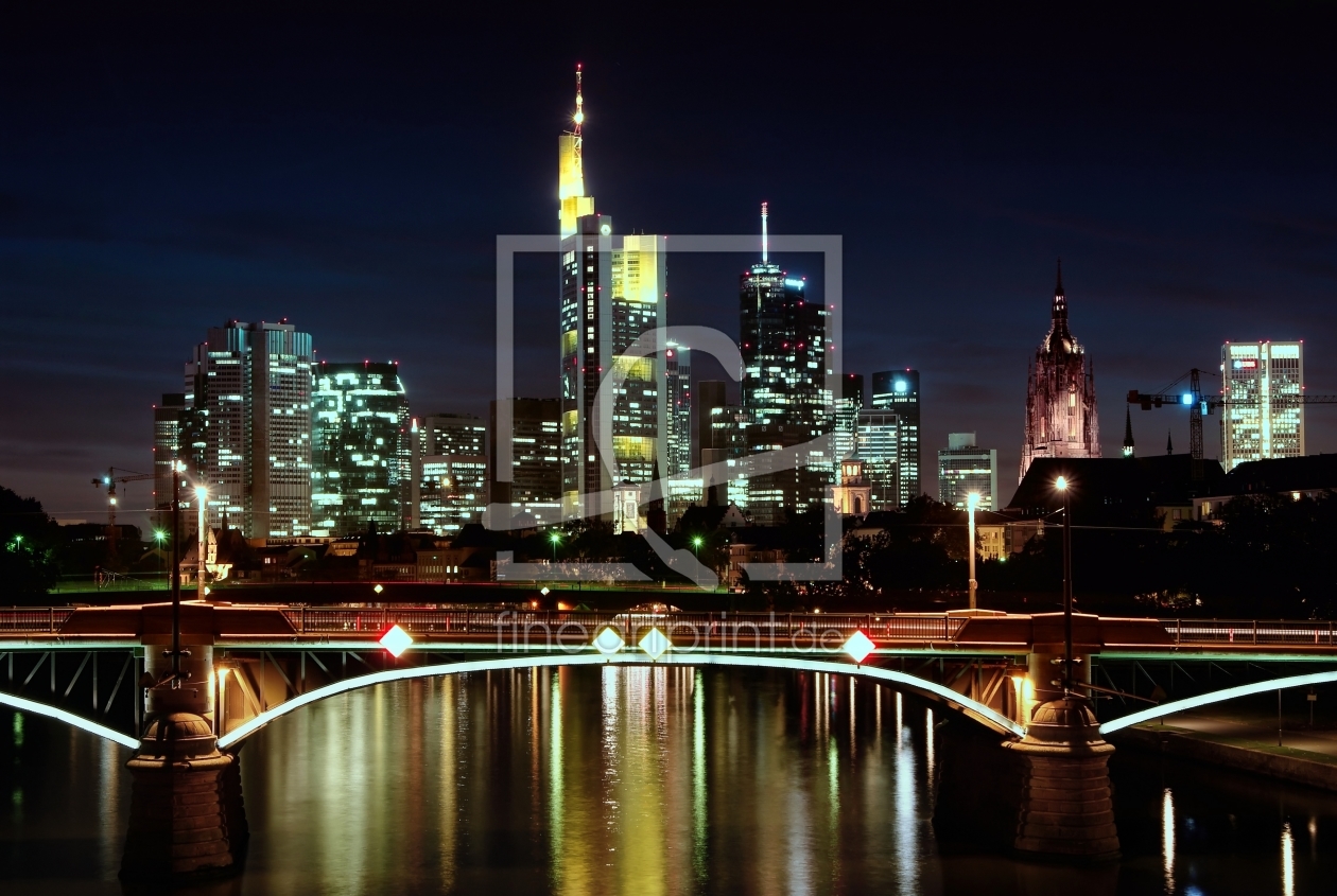 Bild-Nr.: 10367855 Frankfurt Skyline in der Nacht erstellt von Ina  Penning