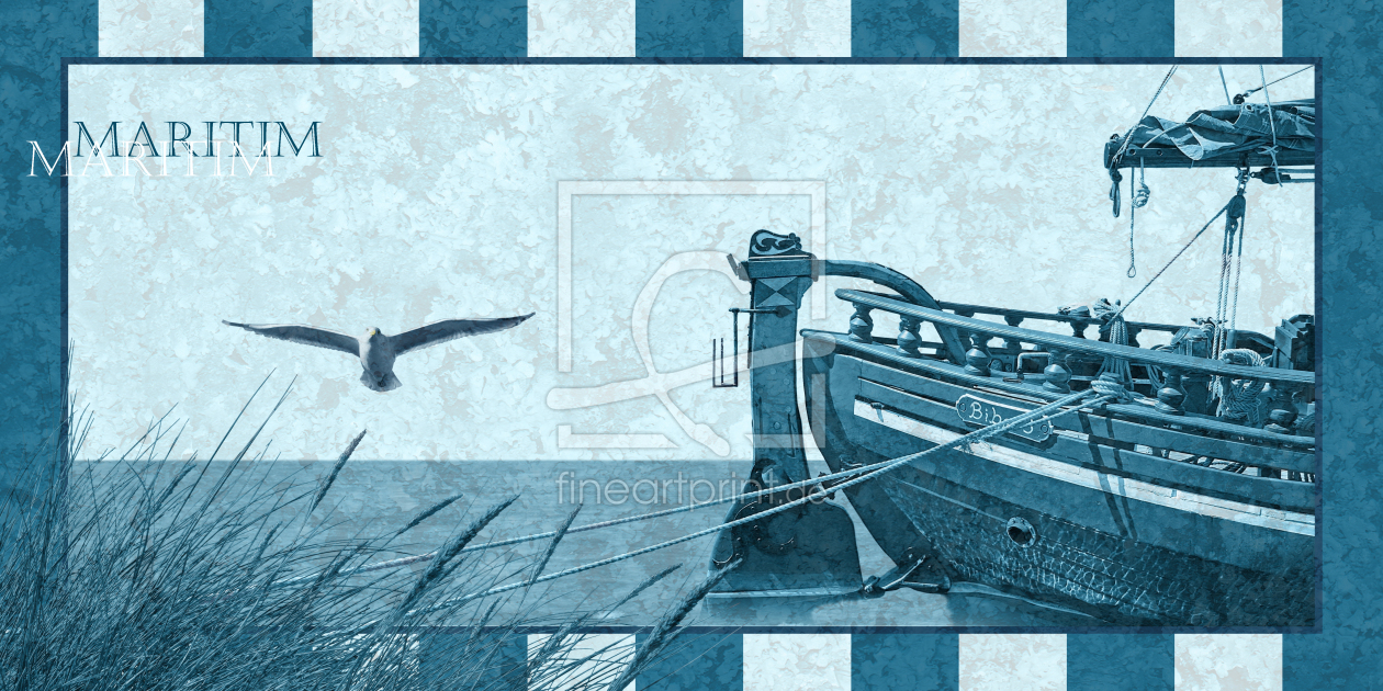 Bild-Nr.: 10368601 Serie Maritim blau Boot erstellt von Mausopardia