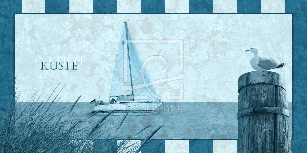 Bild-Nr.: 10368629 Serie Maritim blau Küste erstellt von Mausopardia