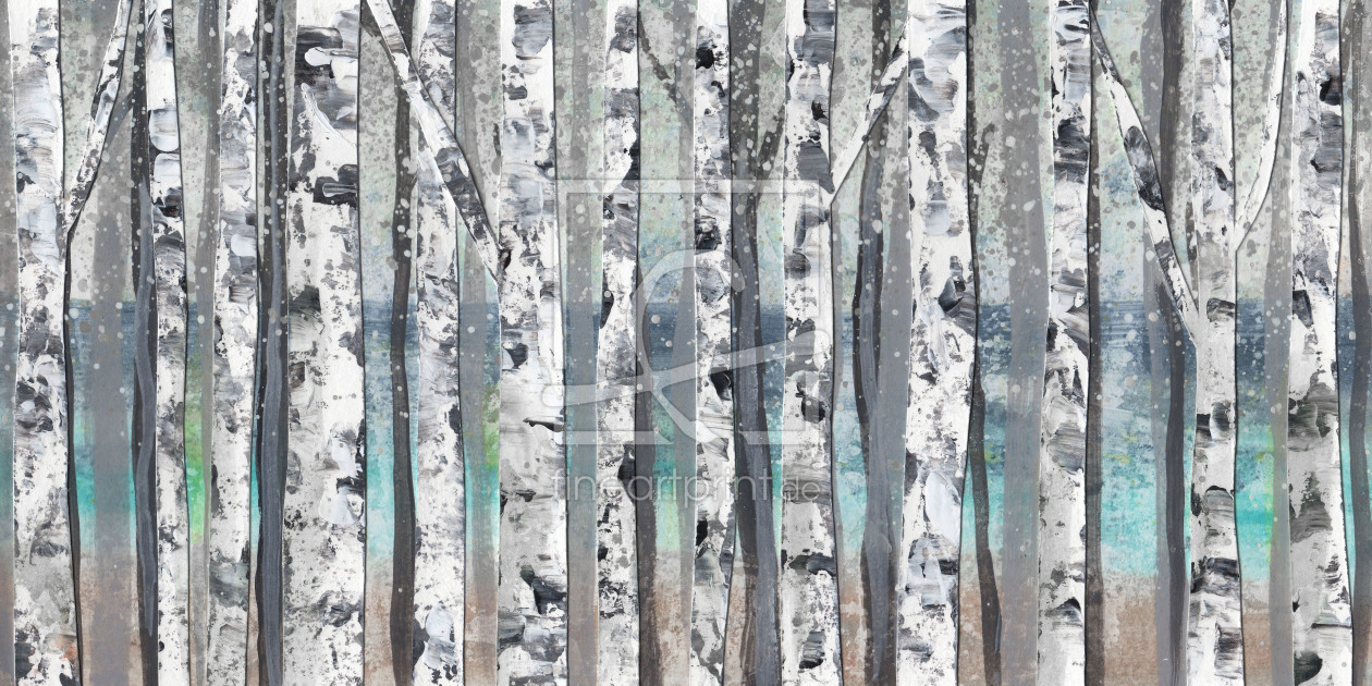 Bild-Nr.: 10376954 Birch Trees Grey Final erstellt von CASA-FINE-ARTS