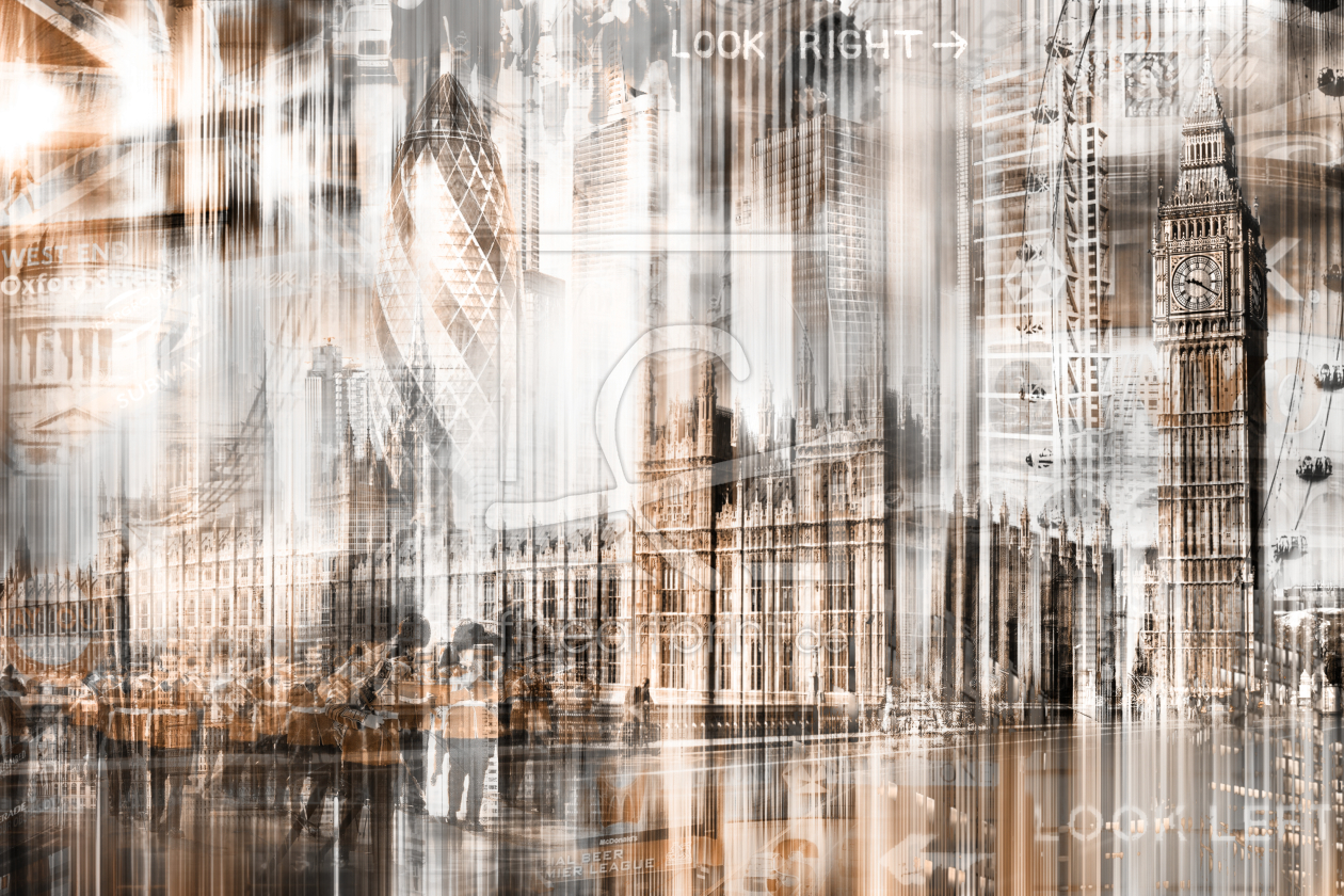Bild-Nr.: 10377061 London Skyline Abstrakt erstellt von Galerie-Fotoeffekt