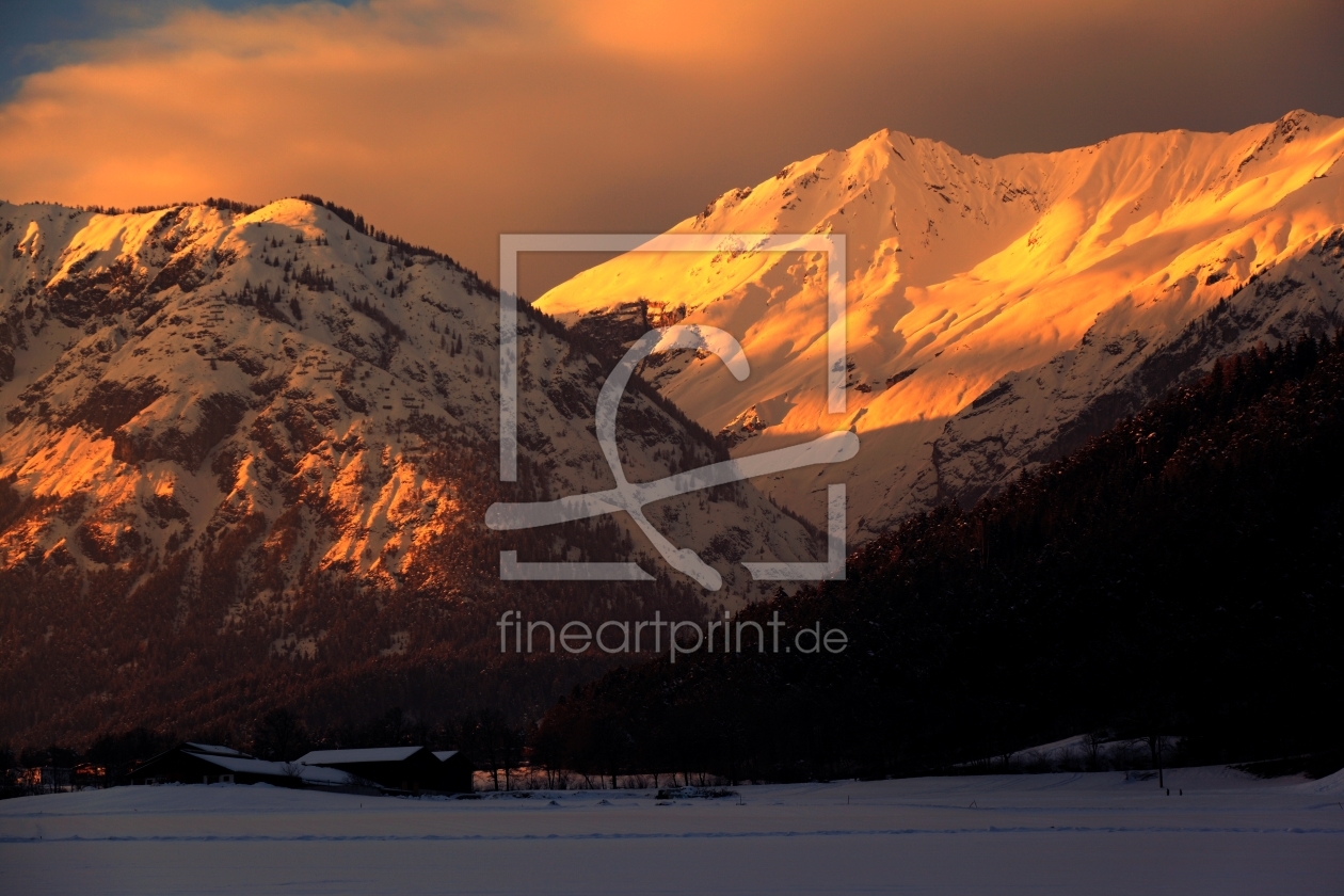 Bild-Nr.: 10394465 TIROL - Sonnenuntergang im Karwendel erstellt von wompus