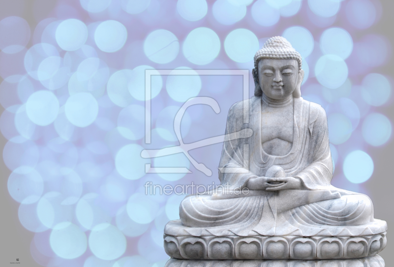 Bild-Nr.: 10397169 Buddha Erleuchtung (blau) erstellt von hannes cmarits
