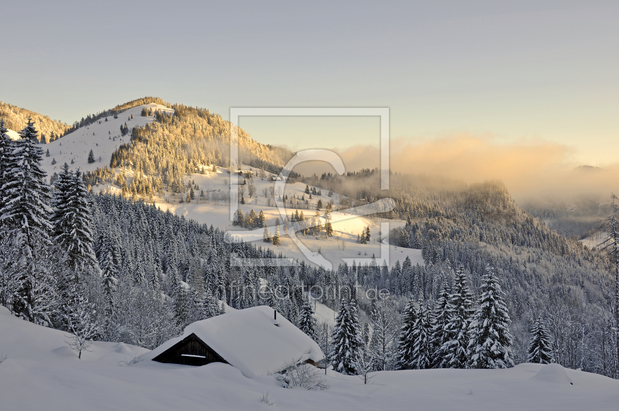 Bild-Nr.: 10407613 Wintermorgen in den Bergen erstellt von Marcel Wenk