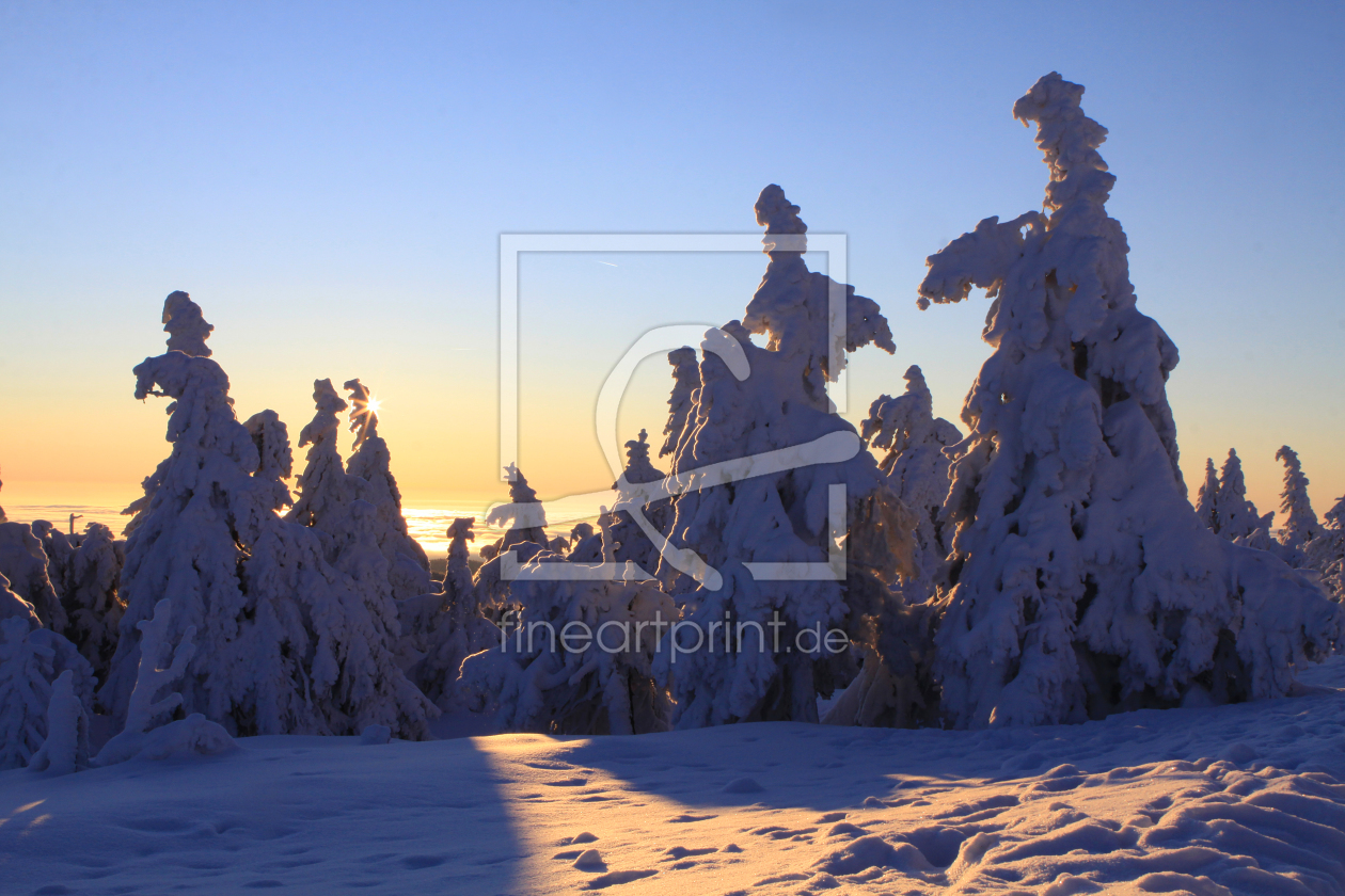 Bild-Nr.: 10419577 Verschneite Winterlandschaft am Brocken erstellt von BilderWerkstatt