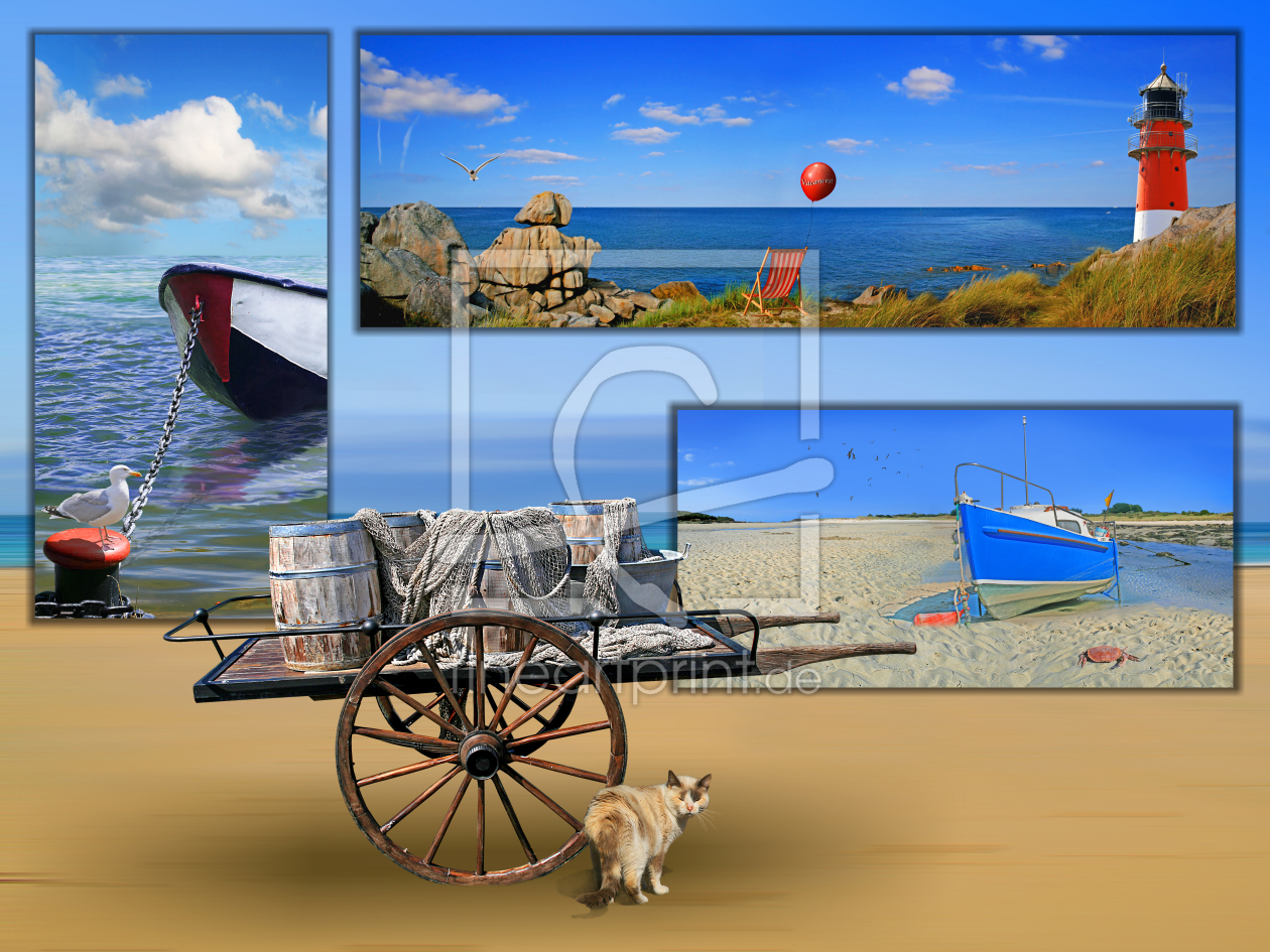 Bild-Nr.: 10426501 Collage Urlaubsträume Bretagne 1 erstellt von Mausopardia