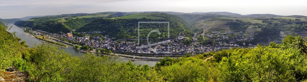 Bild-Nr.: 10430923 Panorama Oberwesel - vom Rheinsteig aus erstellt von Erhard Hess