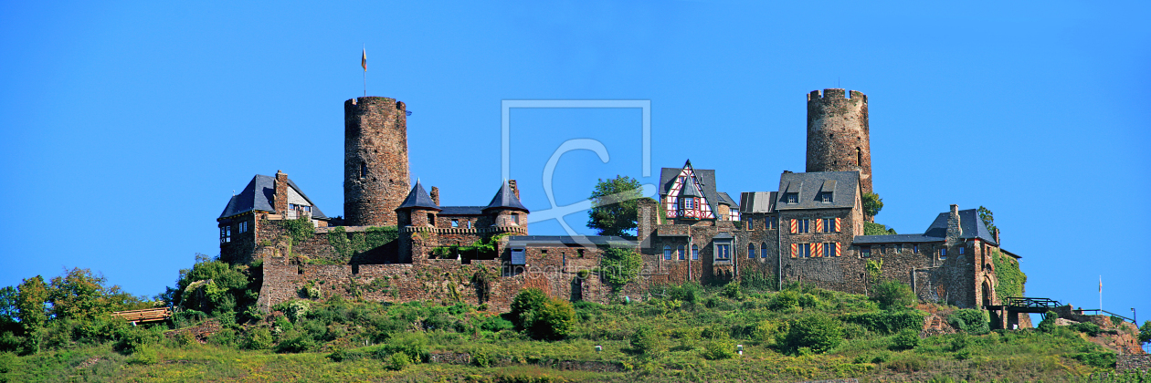 Bild-Nr.: 10446196 Burg Thurant an der Mosel Panorama erstellt von Mausopardia