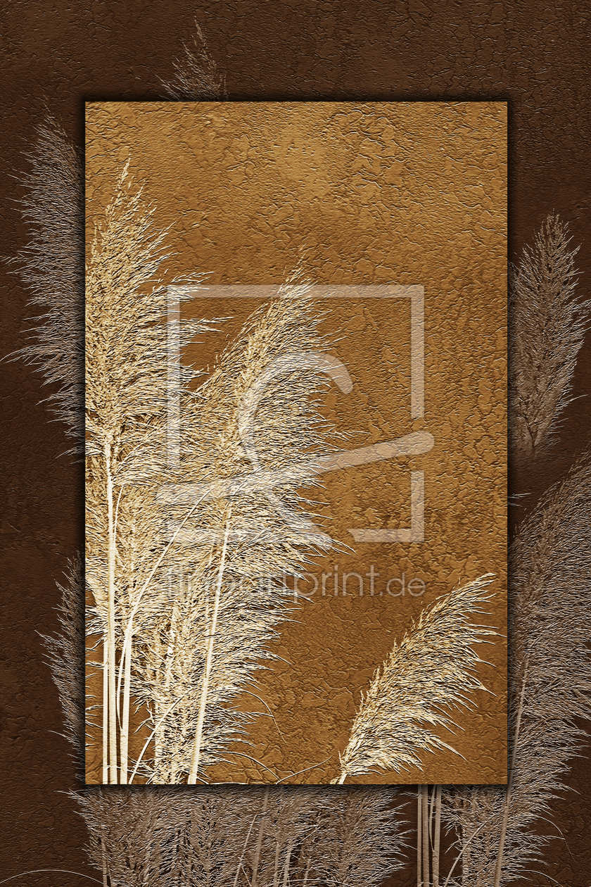Bild-Nr.: 10447038 Gräser mit Struktur in gold und braun erstellt von Mausopardia
