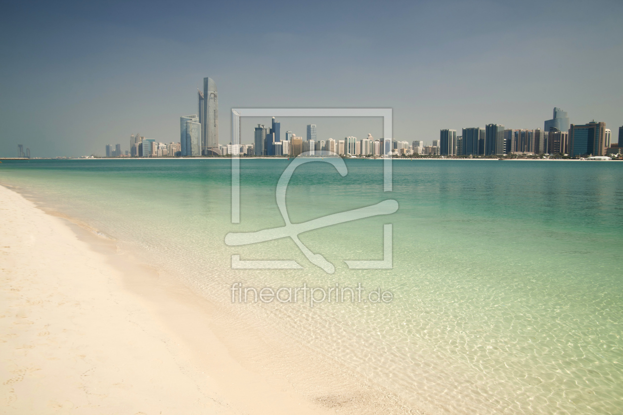 Bild-Nr.: 10448726 Abu Dhabi Skyline und Strand erstellt von connys-traumreisen