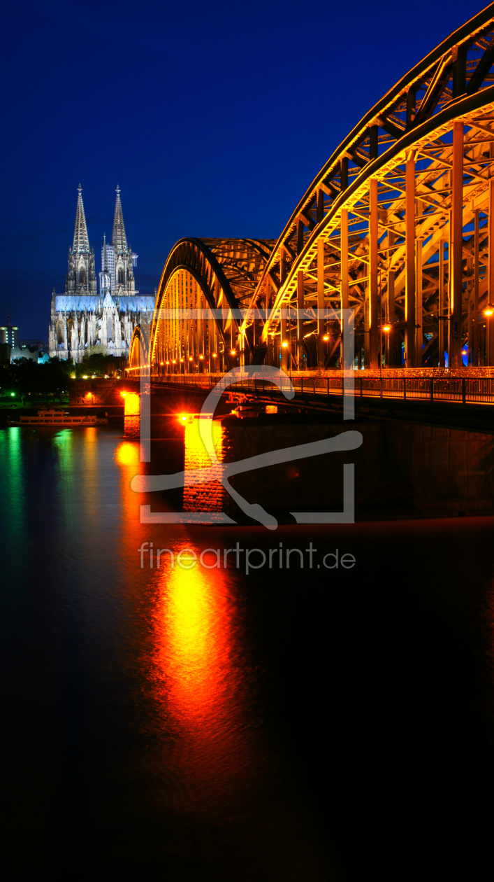 Bild-Nr.: 10461354 Köln bei Nacht erstellt von Michael Kaletha