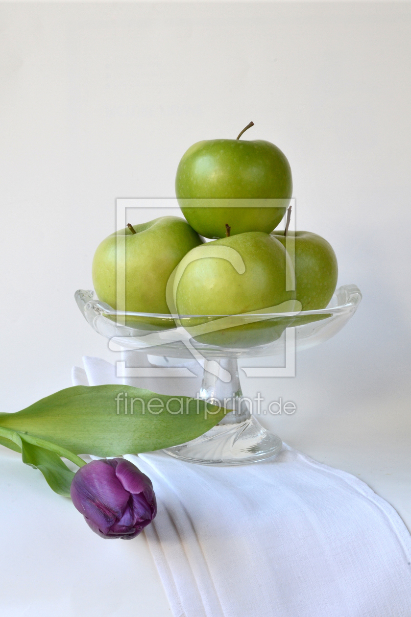 Bild-Nr.: 10461796 Stilleben mit grünen Äpfeln erstellt von Rolf Eschbach