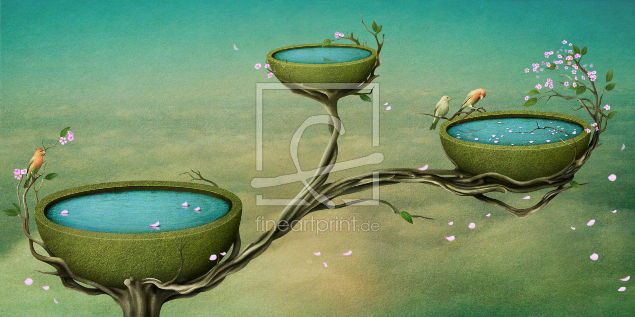 Bild-Nr.: 10466710 Three bowls of water on the tree erstellt von Ann-Mei