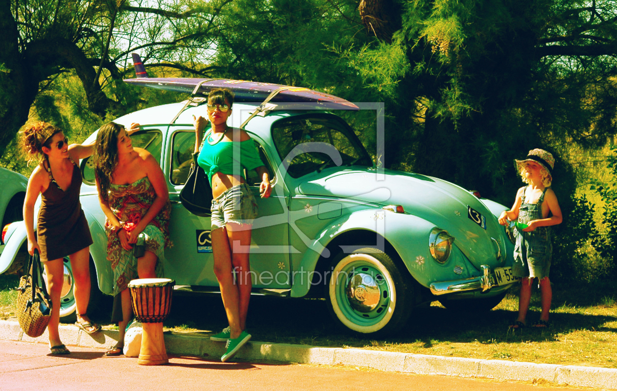 Bild-Nr.: 10486156 VW Beatle Summer and little Boy erstellt von manou rabe