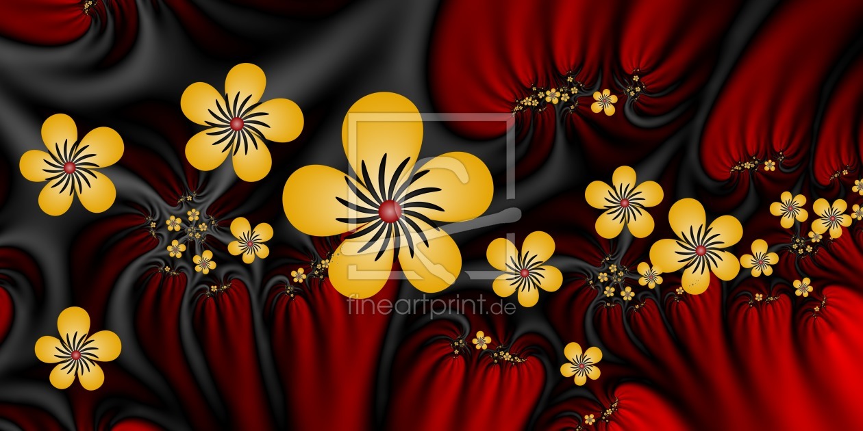 Bild-Nr.: 10509157 Gelbes Blütenpanorama erstellt von gabiw-art