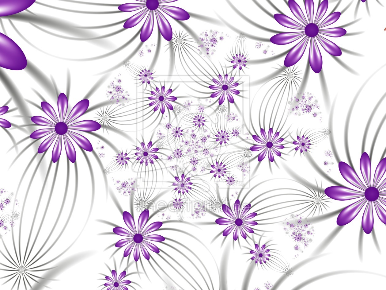 Bild-Nr.: 10510357 Lila Blüten erstellt von gabiw-art