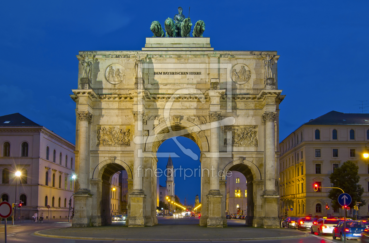 Bild-Nr.: 10515883 Siegestor München erstellt von FineArtImages