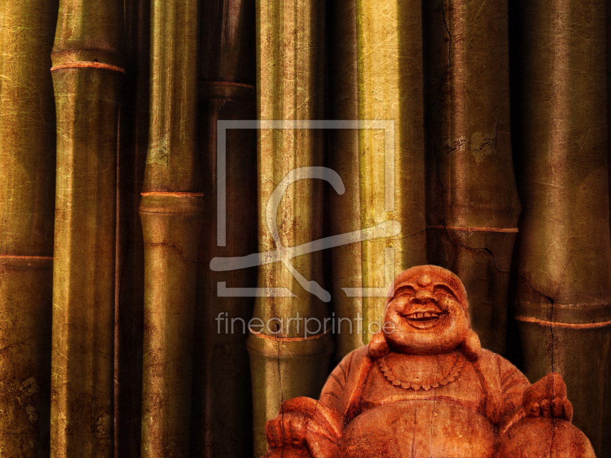 Bild-Nr.: 10558135 Mönch und Bambus erstellt von Heike Hultsch