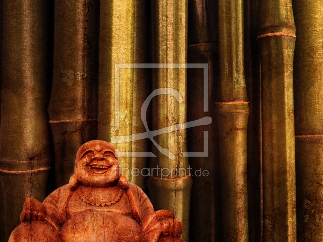 Bild-Nr.: 10558137 Bambus und Mönch erstellt von Heike  Hultsch
