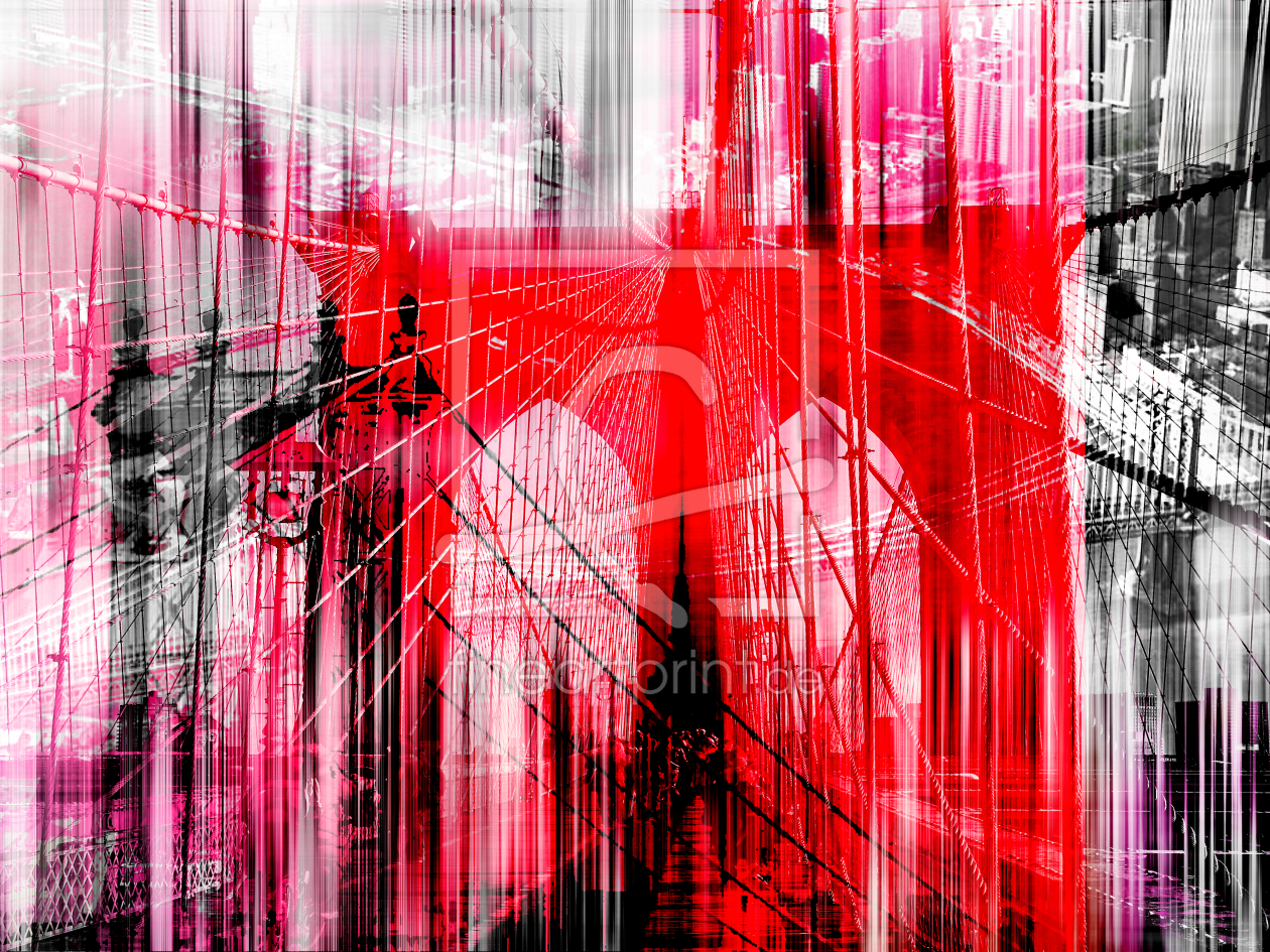Bild-Nr.: 10563901 New York Skyline Abstrakt Fraktal erstellt von Galerie-Fotoeffekt