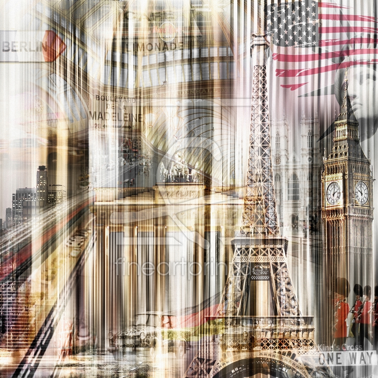 Bild-Nr.: 10564712 Metropolen Collage 01 erstellt von Galerie-Fotoeffekt