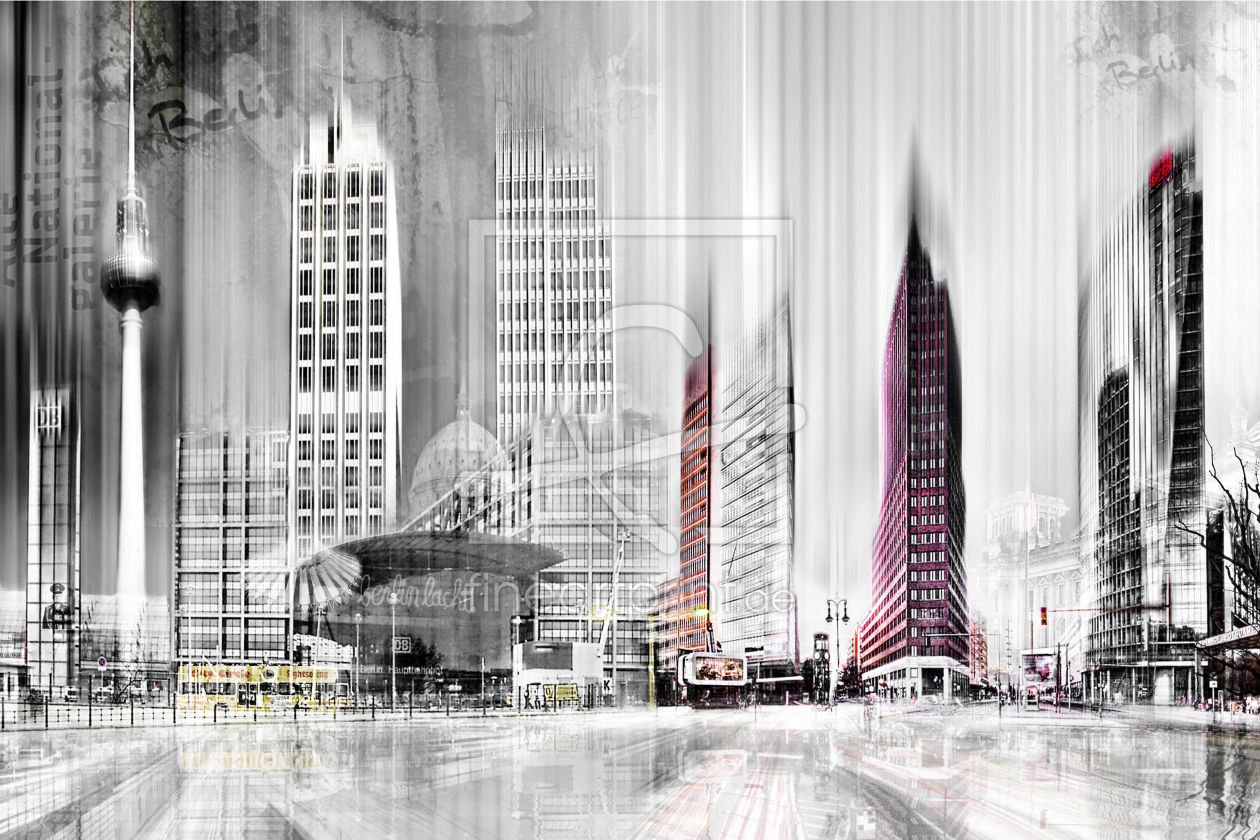 Bild-Nr.: 10566632 Berlin Skyline Abstrakte Collage erstellt von Galerie-Fotoeffekt