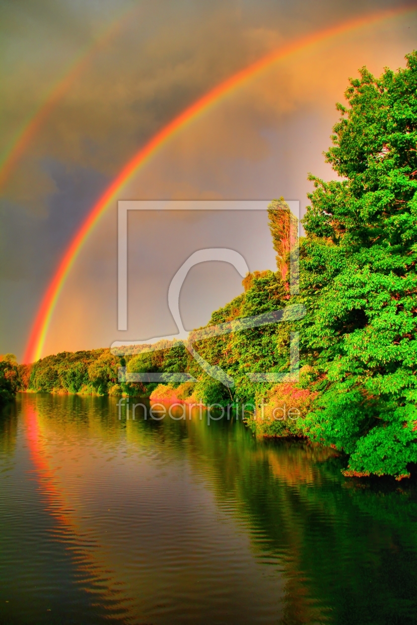 Bild-Nr.: 10567008 Regenbogen im Fluß erstellt von falconer59