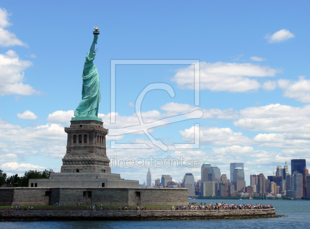 Bild-Nr.: 10573773 Miss Liberty vor Manhattan erstellt von cthroadrunner