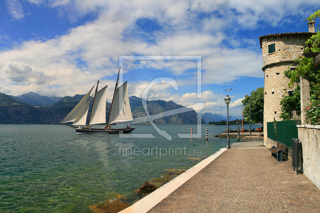 Bild-Nr.: 10575485 Seepromenade von Cassone di Malcesine erstellt von Mausopardia