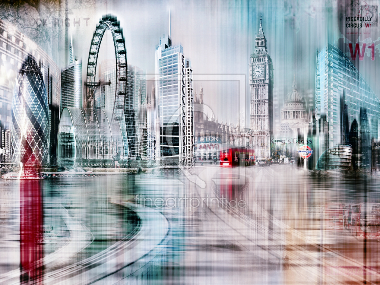 Bild-Nr.: 10577423 London Skyline Abstrakt erstellt von Galerie-Fotoeffekt
