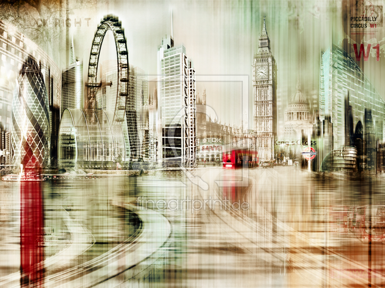 Bild-Nr.: 10577497 London Skyline Abstrakt erstellt von Galerie-Fotoeffekt