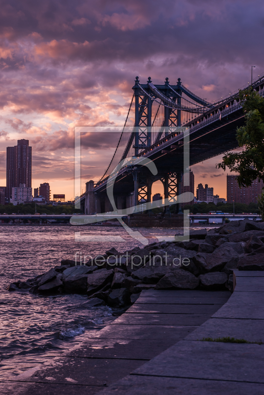 Bild-Nr.: 10577743 NYC:Manhattan Bridge bei Nacht III erstellt von hannes cmarits