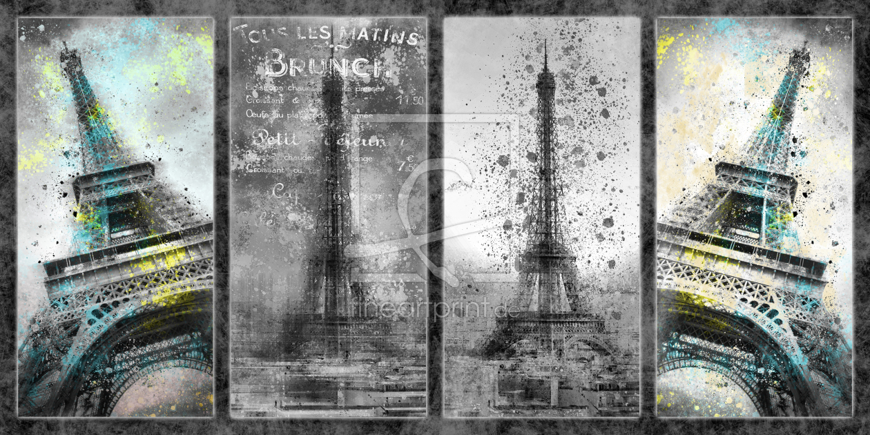Bild-Nr.: 10583115 Digital-Art PARIS Eiffeltower Collage II erstellt von Melanie Viola